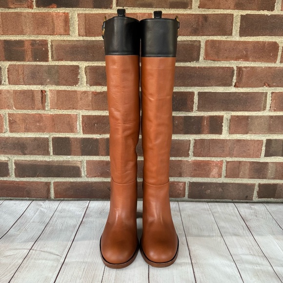 Frame Le Citrus Leather Color Block High Heel Boots EU 37 US 7 M MSRP $795 - Picture 2 of 14